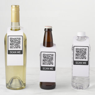 Pour Bouteilles Étiquettes de porte-bouteille personnalisées avec 