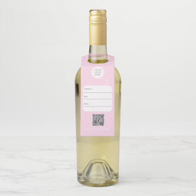 Pour Bouteilles Étiquettes de suspension de bouteille avec logo de (Sur bouteille)