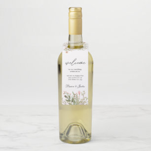 Pour Bouteilles Étiquettes de suspension de bouteille florale de l
