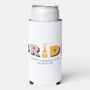 Pour Canette Slim Mariée "Dernière Rendez Veuve" Rafraîchisseur de C