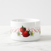 Bol de piment de fraises