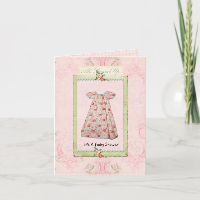Pour elle...baby shower invitation (Devant)