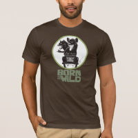 (Pour être) T-shirt sauvage né d'hyènes de roche