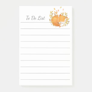 Pour faire la liste Fox Personnalisé Post-it® No