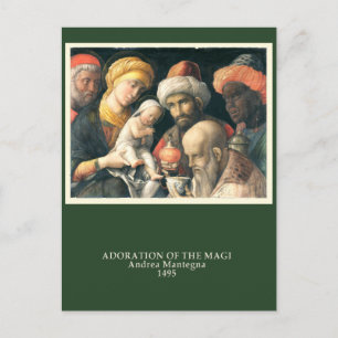Pour Fêtes Annuelles Adoration des Magi Cartes de Noël