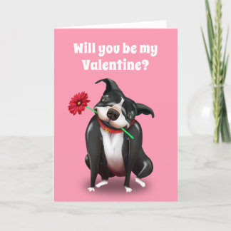Pour Fêtes Annuelles Amoureux des chiens de pitbull des cartes de voeux