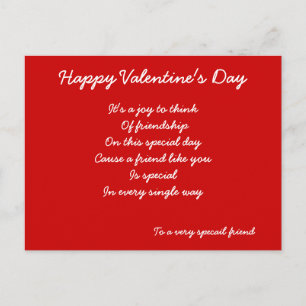 Pour Fêtes Annuelles Aux cartes d'un ami-valentin très spécial