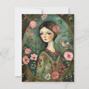 Pour Fêtes Annuelles Belles Cartes Portrait