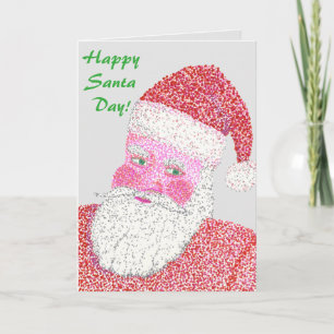 Pour Fêtes Annuelles Bonne Père Noël Day Santa Claus Cartes de voeux