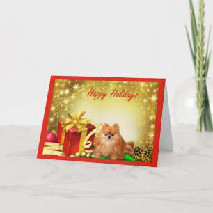 Pour Fêtes Annuelles Cadeaux de cartes de Noël de Poméranie