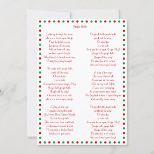 Pour Fêtes Annuelles Carol Carol Jingle Bells Cartes de Noël