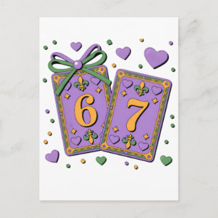 Pour Fêtes Annuelles Cartes à jouer Mardi Gras Deck Six Sept Trucker Ha