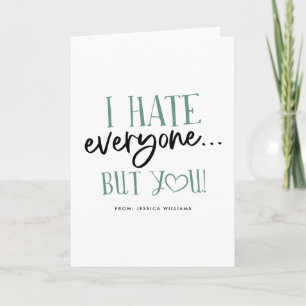 Pour Fêtes Annuelles Cartes anti-Saint-Valentin