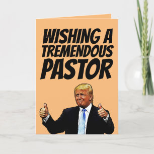 POUR FÊTES ANNUELLES CARTES D'ANNIVERSAIRE PASTOR