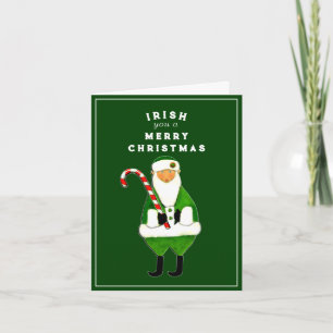Pour Fêtes Annuelles Cartes de fin de année de Noël irlandais