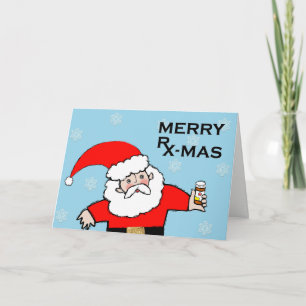 Pour Fêtes Annuelles cartes de fin de année de pharmacie