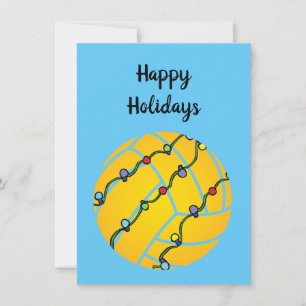Pour Fêtes Annuelles Cartes de fin de année du Water Polo