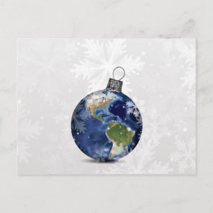 Pour Fêtes Annuelles cartes de fin de année festifs de la Paix sur Terr