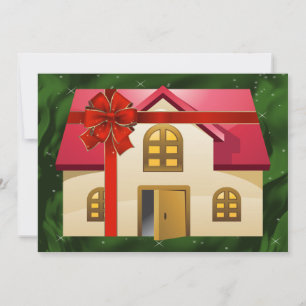 Pour Fêtes Annuelles cartes de fin de année immobiliers verts