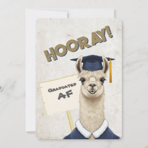 Pour Fêtes Annuelles Cartes de Graduation Snarky & Cute - Llama & More!