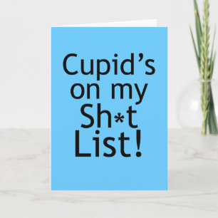 Pour Fêtes Annuelles Cartes de jour anti-Valentines