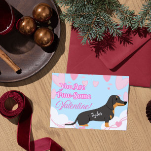 Pour Fêtes Annuelles Cartes de la Saint-Valentin de dachshund imprimabl