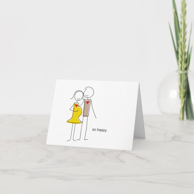 Pour Fêtes Annuelles Cartes de naissance bébé (Devant)