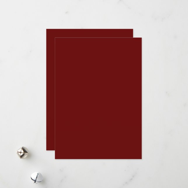 Pour Fêtes Annuelles Cartes de Noël (Devant/Arrière en situation)