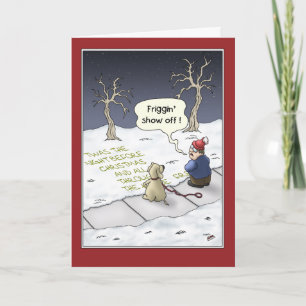 Pour Fêtes Annuelles Cartes de Noël amusantes : Flux continu