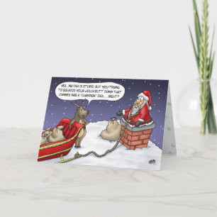 Pour Fêtes Annuelles Cartes de Noël amusantes : Idée Jolly