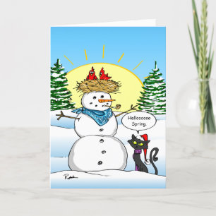 Pour Fêtes Annuelles Cartes de Noël amusantes   Salutation de Noël de c