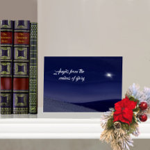 Cartes de Noël Anges des royaumes de gloire