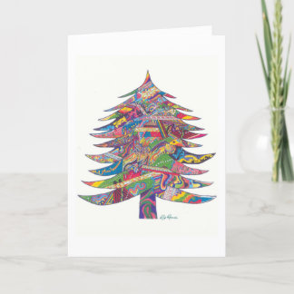 Pour Fêtes Annuelles Cartes de Noël. Art original de Rip Rense.