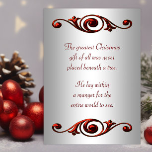 Pour Fêtes Annuelles Cartes de Noël chrétiennes