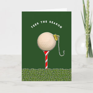 Pour Fêtes Annuelles Cartes de Noël de golf