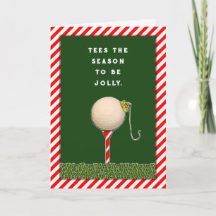 Pour Fêtes Annuelles Cartes de Noël de golf