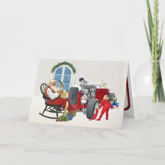 Pour Fêtes Annuelles Cartes de Noël de hot rod 7