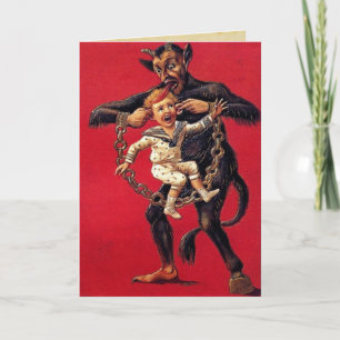 Pour Fêtes Annuelles Cartes de Noël de Krampus
