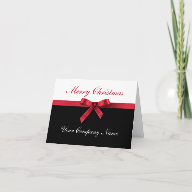 Pour Fêtes Annuelles Cartes de Noël de la compagnie (Devant)