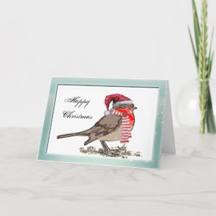 Pour Fêtes Annuelles Cartes de Noël de l'entreprise de seins rouges Cut