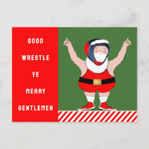 Pour Fêtes Annuelles Cartes de Noël de lutte