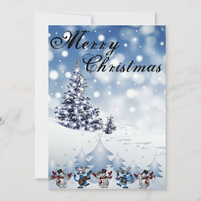 Pour Fêtes Annuelles Cartes de Noël de photos (Devant)