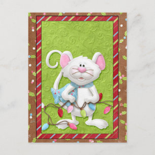 Pour Fêtes Annuelles Cartes de Noël de souris