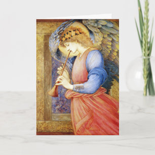 Pour Fêtes Annuelles Cartes de Noël des Anges Beaux-Arts Burne-Jones