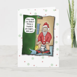 Pour Fêtes Annuelles Cartes de Noël drôles : Arrêt de mine
