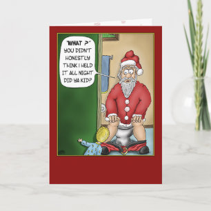Pour Fêtes Annuelles Cartes de Noël drôles : Coupure de salle de bains
