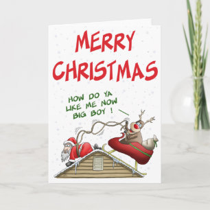 Pour Fêtes Annuelles Cartes de Noël drôles : Inversion de rôle