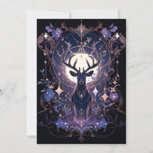 Pour Fêtes Annuelles Cartes de Noël en or Rose Indigo - Imprimable