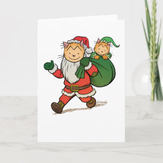 Pour Fêtes Annuelles Cartes de Noël hilarantes de chats