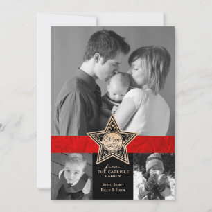 Pour Fêtes Annuelles Cartes de Noël Joyeuses et brillantes